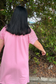 Eyelet Sleeves Dress