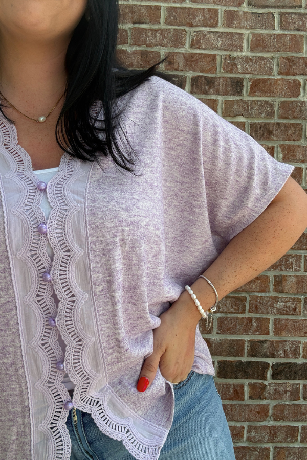 Lace Edge Top - Shop Ravel