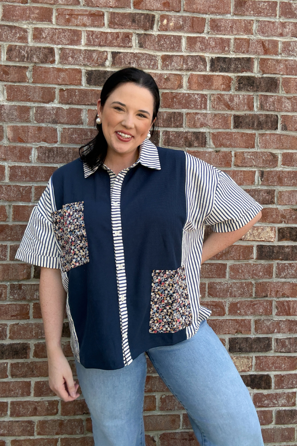 Contrasting Moments Top - Shop Ravel