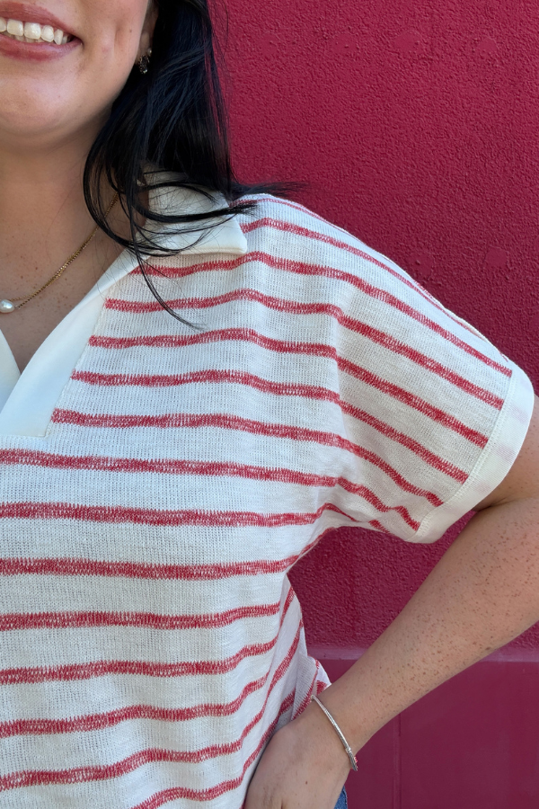 Airy Striped Top - Shop Ravel