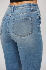 Mica Medium Wash Straight Leg Jean