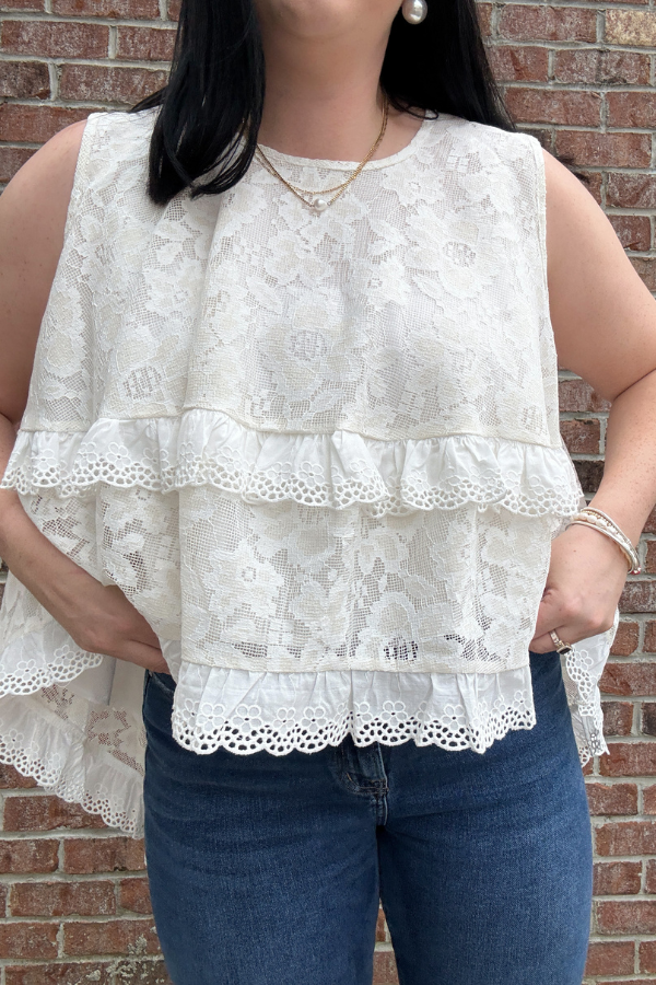 Lace Moment Top - Shop Ravel