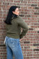 Pointelle Zip Up Cardigan