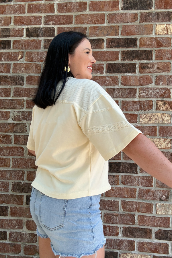 Mixed Lace Top - Shop Ravel