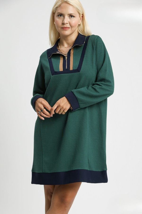 Waffle Knit Dress