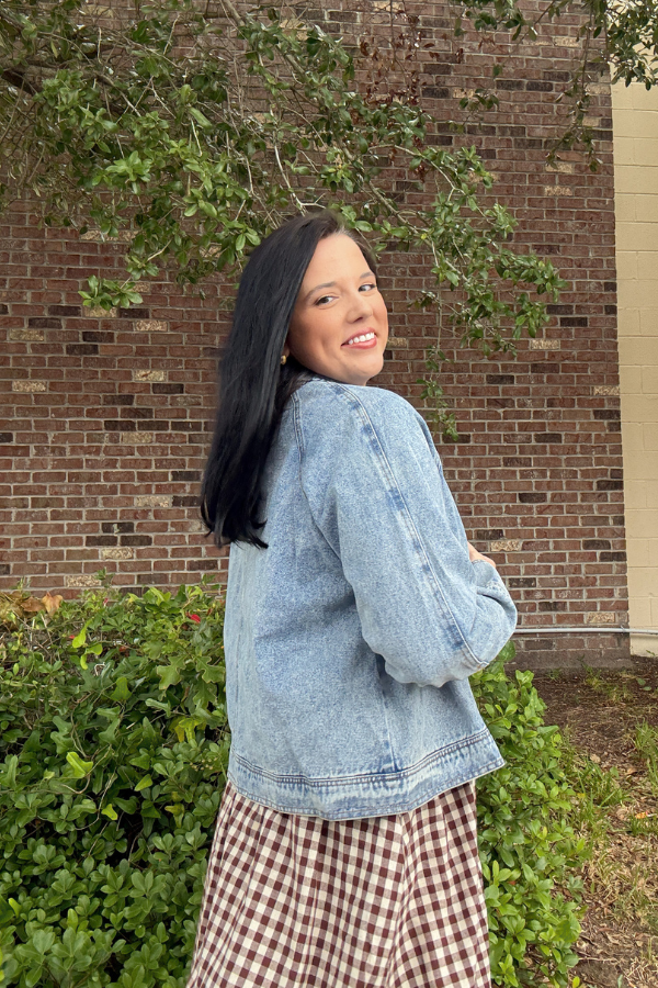 Denim Cropped Jacket