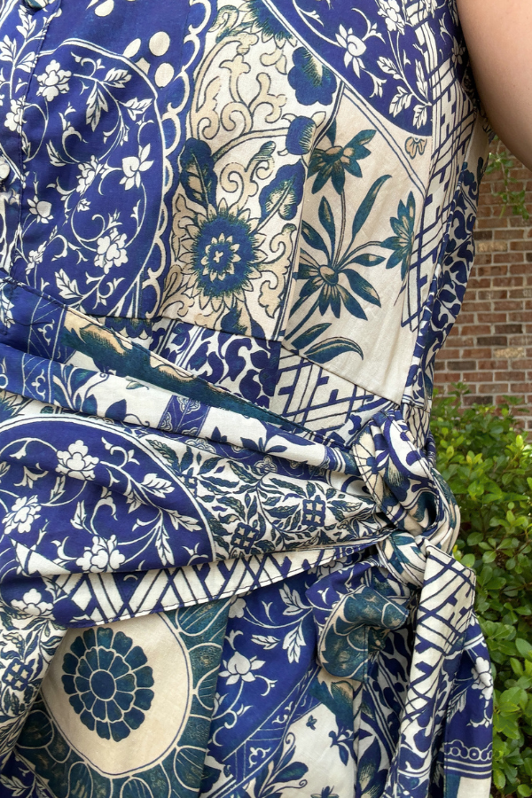 Patchwork Print Dress