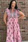 Pink Mix Midi Dress - Shop Ravel