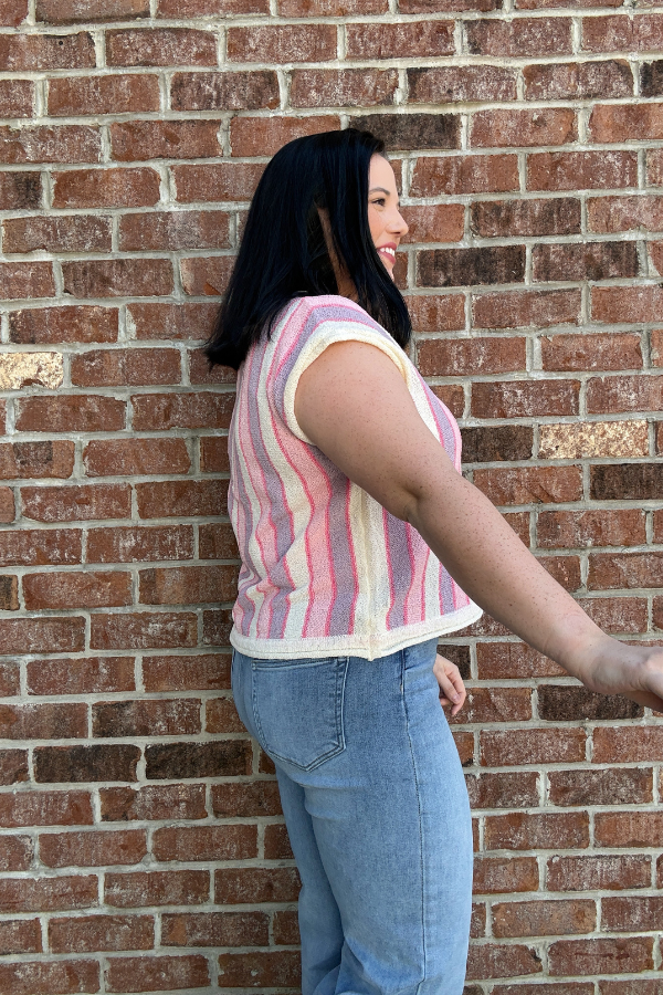 Striped Knit Top - Shop Ravel
