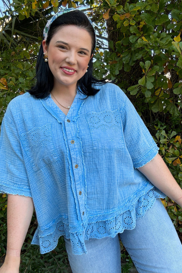 Ocean Blue Top - Shop Ravel