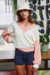 Contrast Details Terry Top