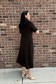 Leaf Jacquard Knit Dress