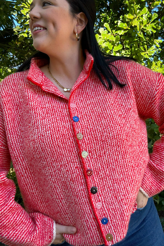 Colorful Detail Cardigan