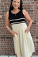 Front Zip Up Midi Dress