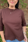 Espresso Knit Top