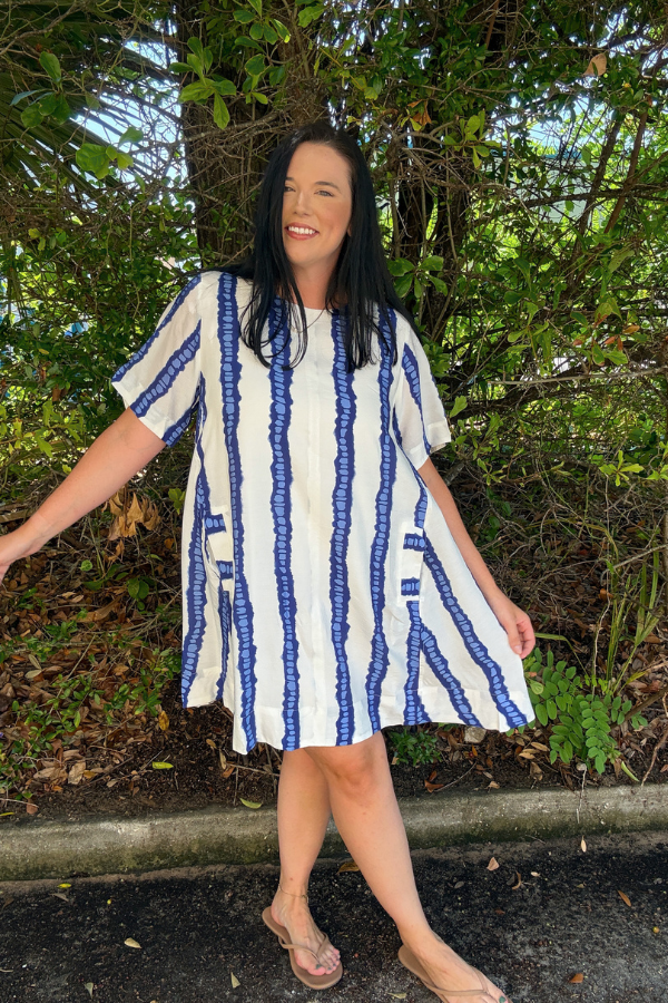 Twice the Stripe Dress