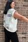 Patch Printed Cotton Terry Vest