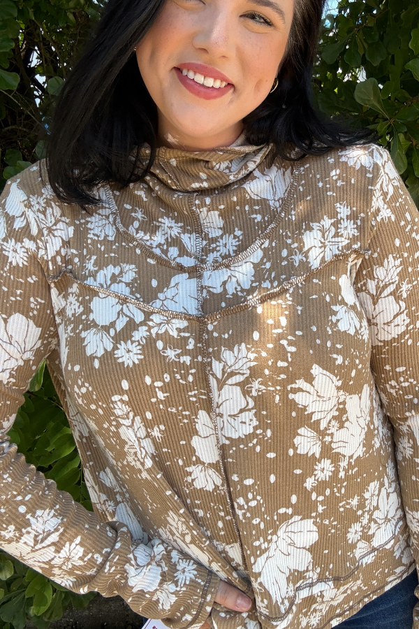 Thermal Floral Top