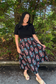 Pop Detail Midi Dress