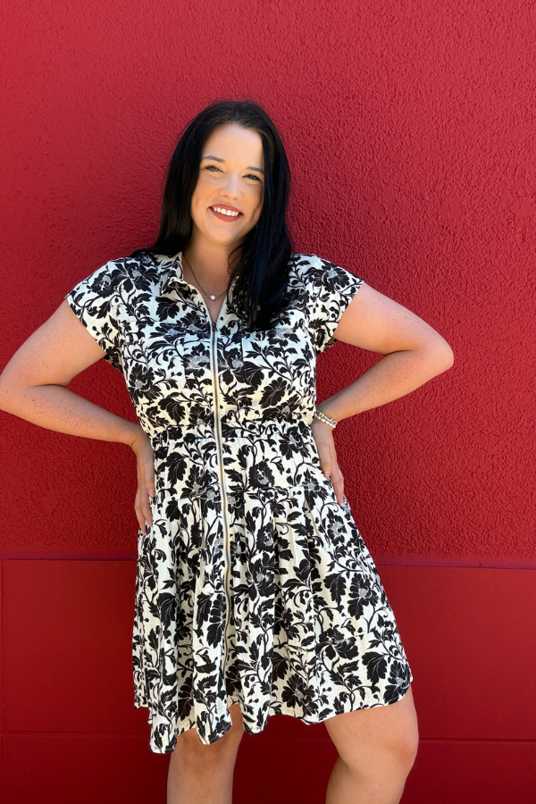 Zipper Front Dress - Shop Ravel