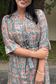Abstract Print Midi Dress - Shop Ravel