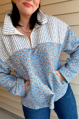 Cutesy Quilted Pullover