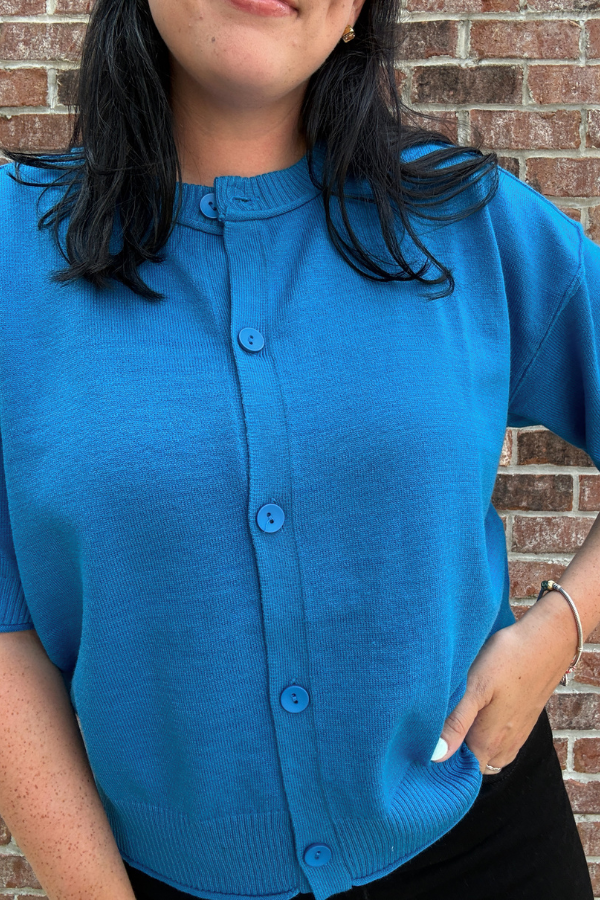 Cobalt Sweater Top