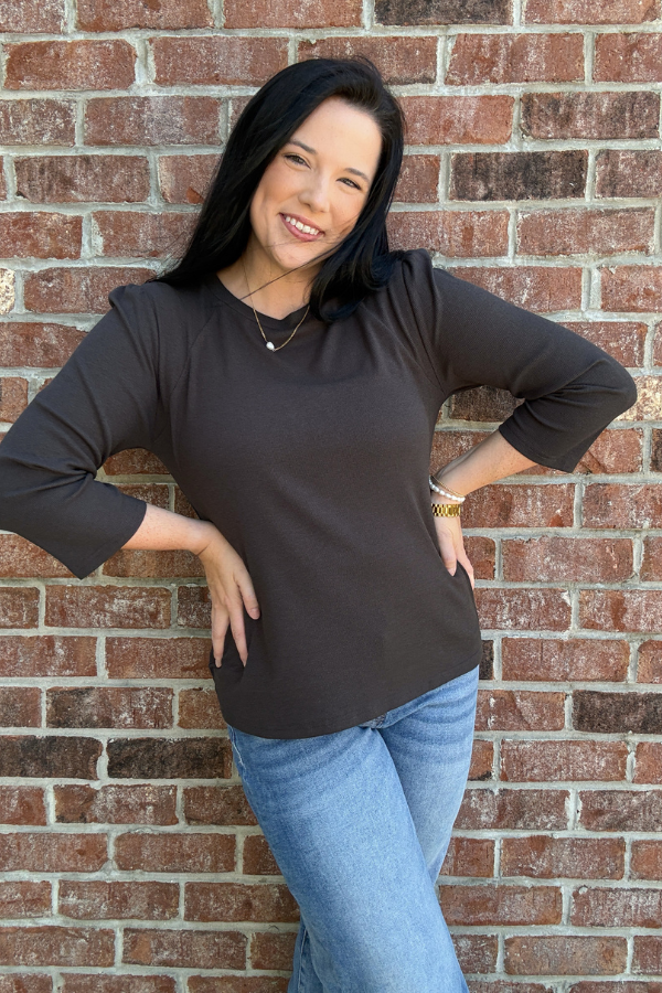 Puff Sleeve Knit Top - Shop Ravel