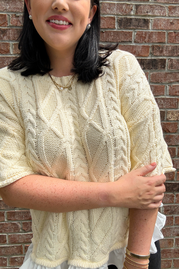 Ruffle Detail Top