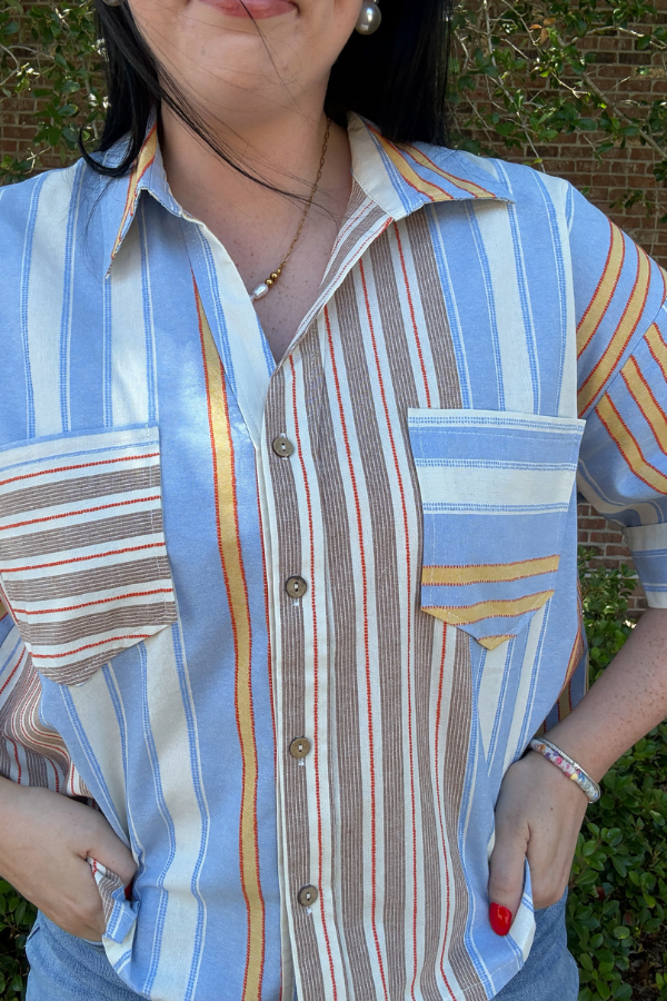 Multi Stripe Top - Shop Ravel