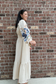 Embroidered Tiered Midi Dress