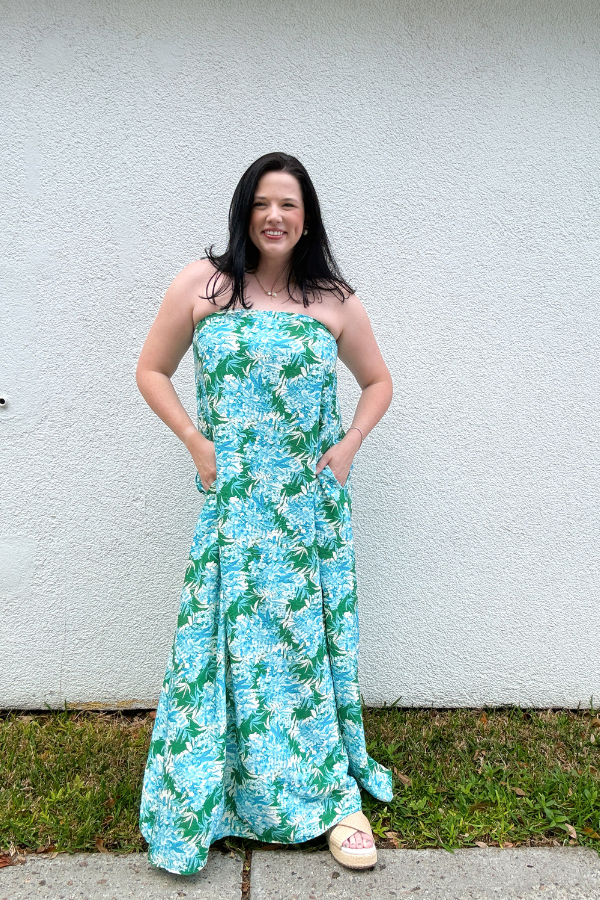 Straight Across Maxi Dress