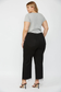 Mica Black Wide Leg Crop Jeans