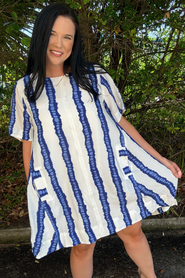 Twice the Stripe Dress