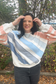 Textured Stripe Pullover