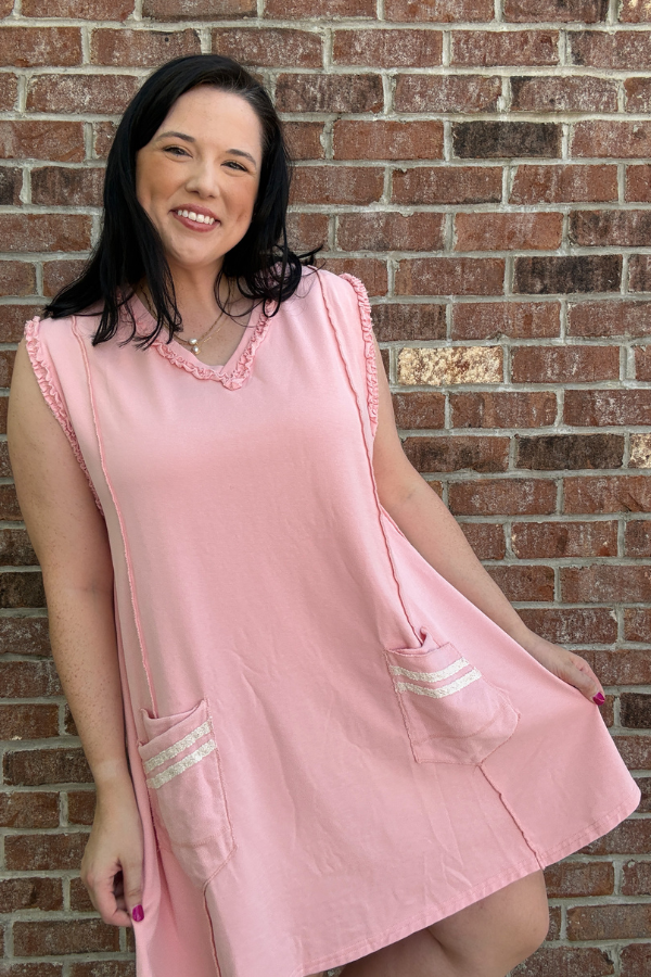 Threaded Detail Dress - Shop Ravel