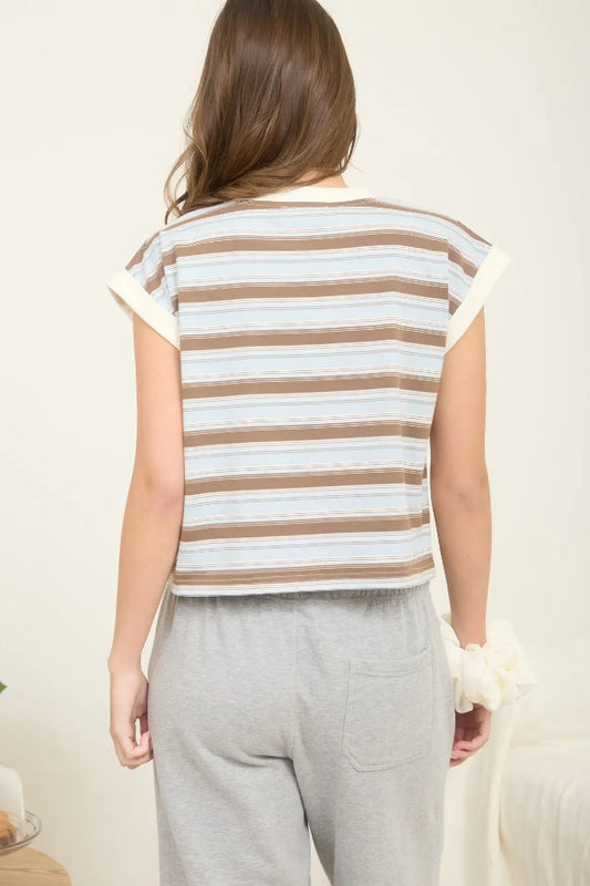 Multi Stripe Top - Shop Ravel