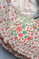 Half Moon Quilted Floral Ruffle Crossbody Bag