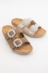 Jeweled Slide Sandal