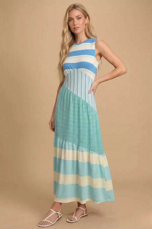 Patchwork Maxi Dress