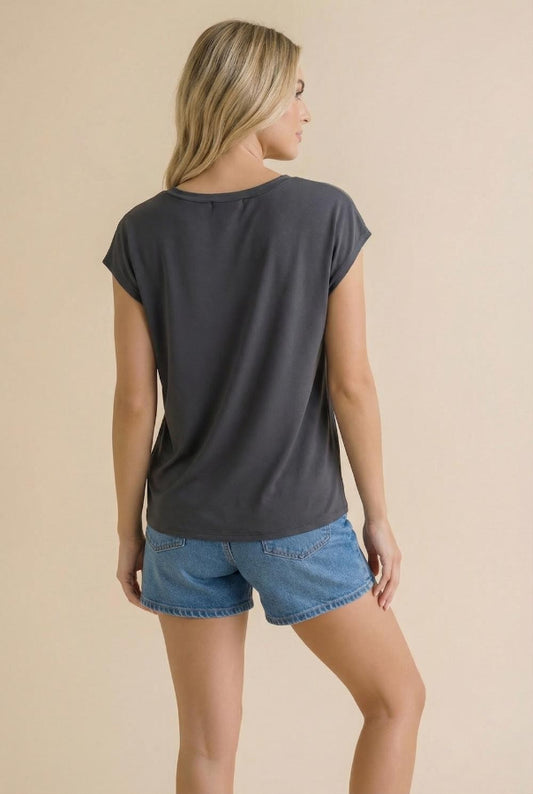 Super Soft V-Neck Tee - Shop Ravel