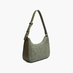 Eden Fall Straw Shoulder Bag