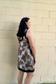 Golden Hour Floral Jacquard Mini Dress