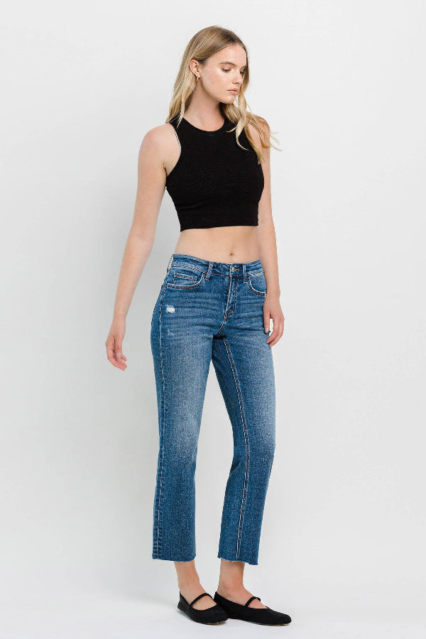 Vervet Mid Rise Straight Jean