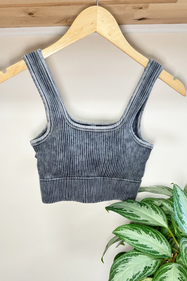 Square Neck Bralette- Removable Pads