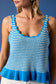 Scalloped Edges Knit Tank