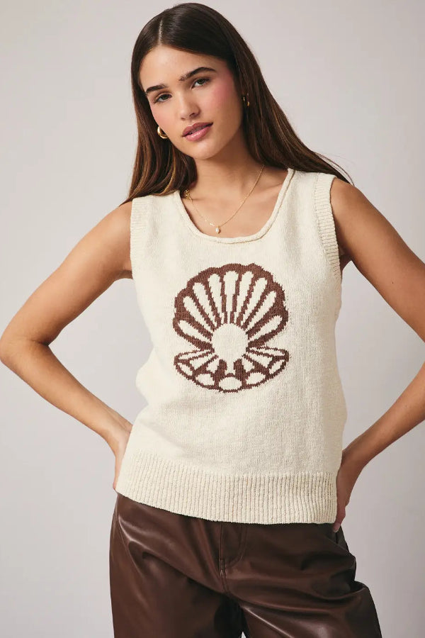 Shell Printed Sweater - Shop Ravel