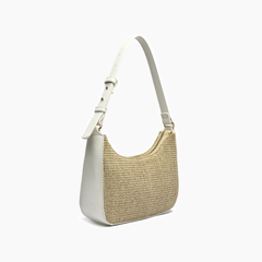 Eden Fall Straw Shoulder Bag