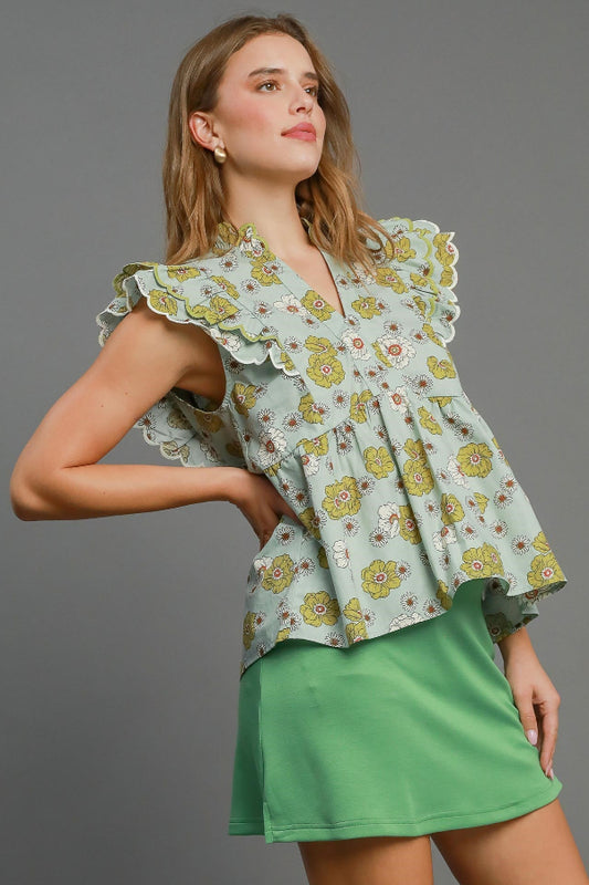 Scalloped Top