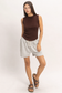 Seam Detail Tank Top- Brown - Shop Ravel